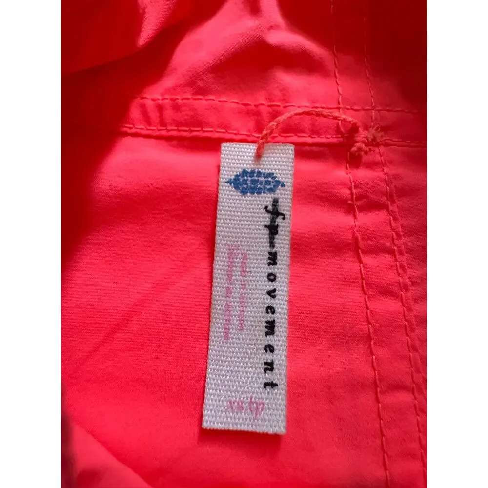 Free People Movement Sherpa Vest Reversible Granola Gorp Neon Active Hiking